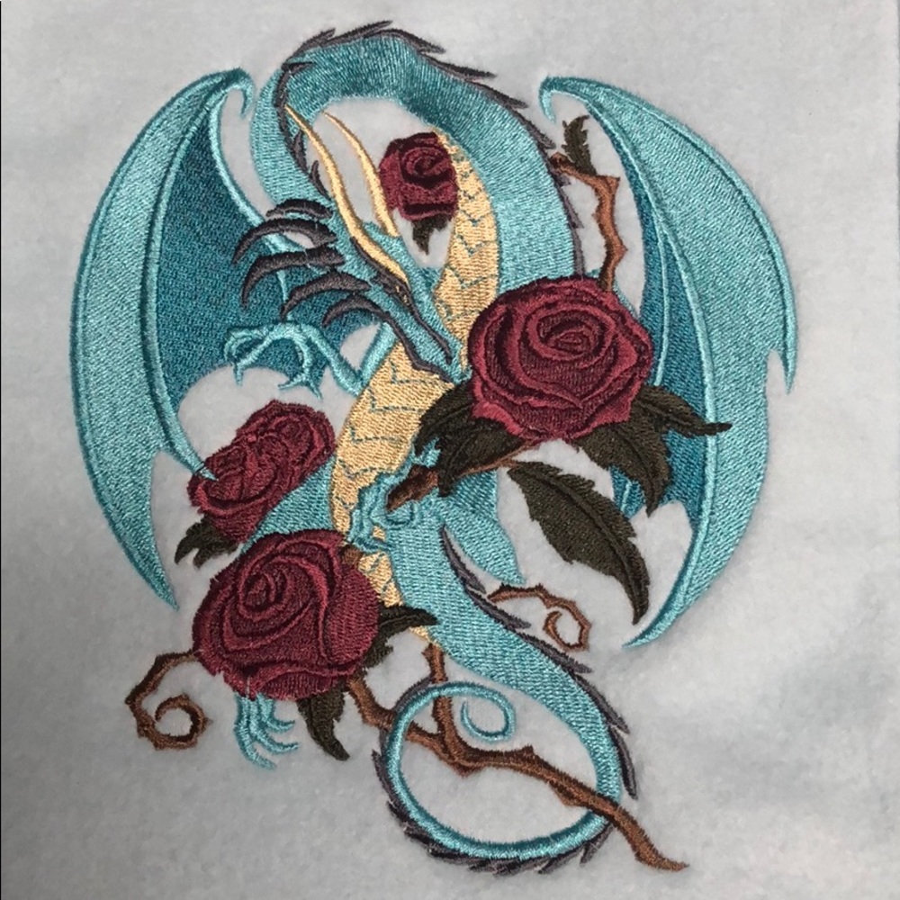 Rose Dragon Scarf 🐉